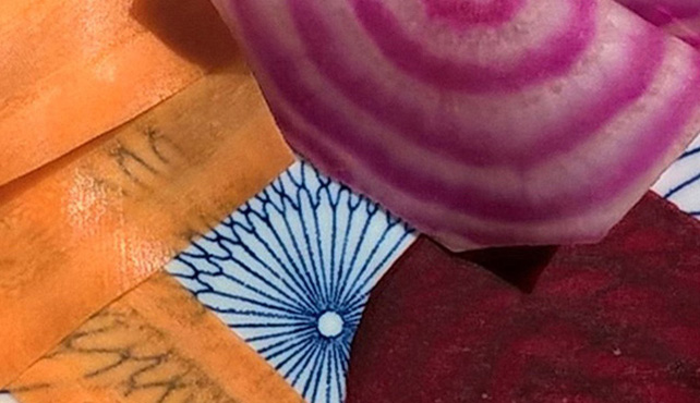 Découpe de fruits frais